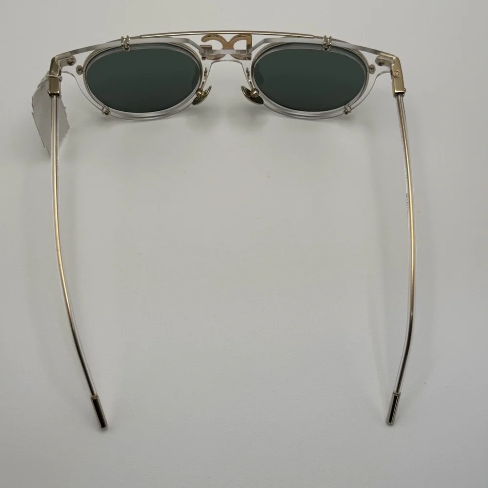 DOLCE & GABBANA DG2196 488/6R GOLD MIRRORED AUTHENTIC SUNGLASSES